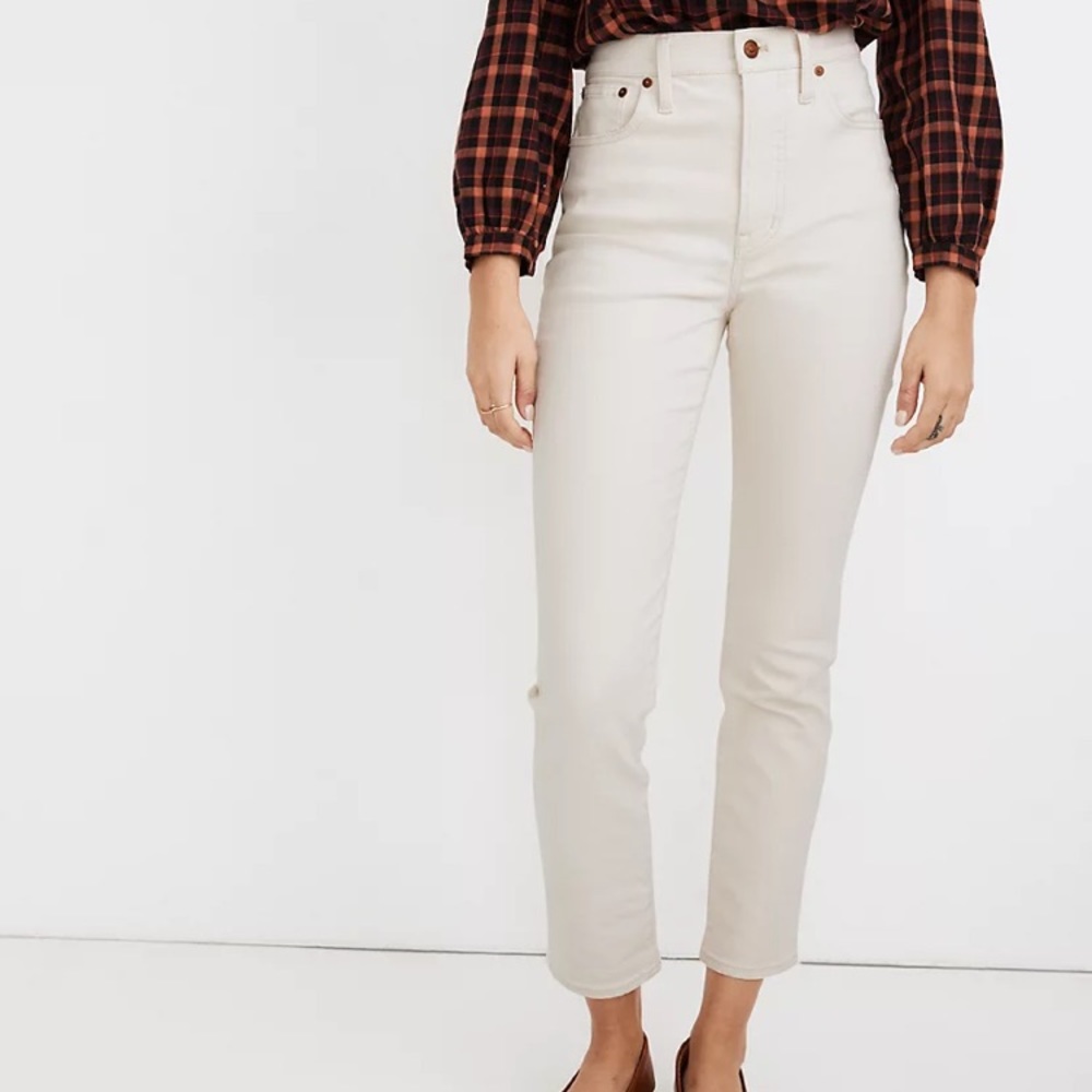 NWT madewell perfect vintage crop Jean